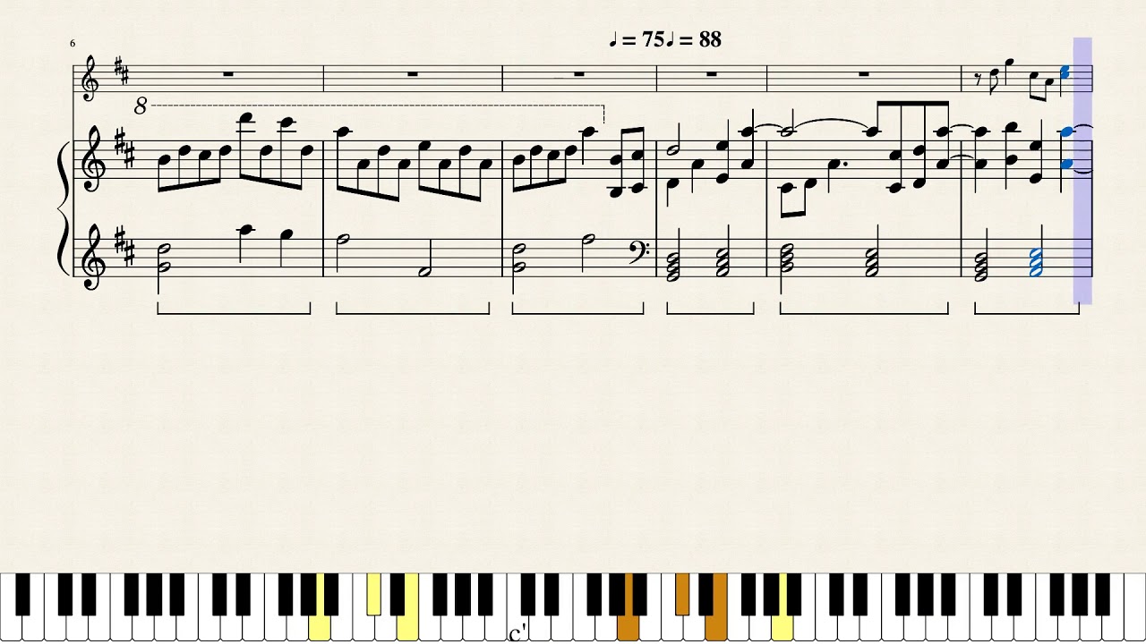 Words Have Wings - Housamo - Piano Sheet Music