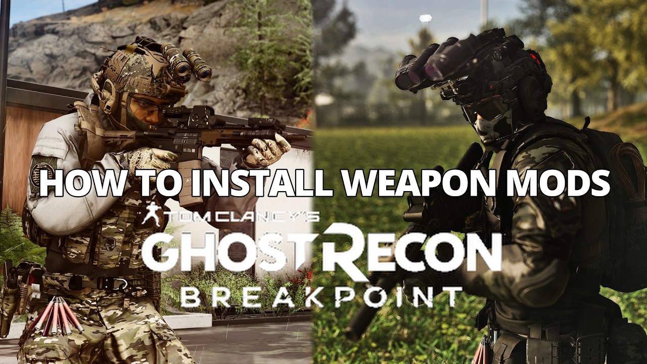 How To Install Weapon Mods In Ghost Recon Breakpoint!