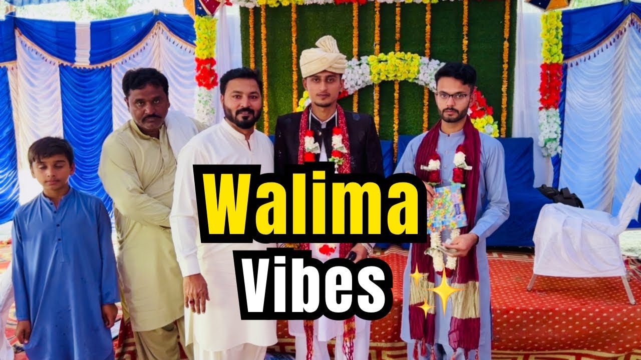 A Beautiful Walima Ceremony | Family Food & Memories | Qays Vlogs ✨