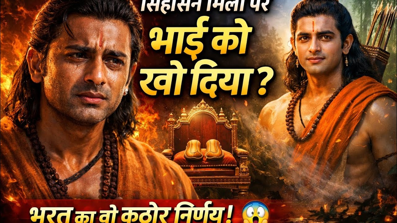 सिंहासन मिला पर भाई को खो दिया? भरत का वो कठोर निर्णय! 😱 sone se pahle ek bar jarur sune.