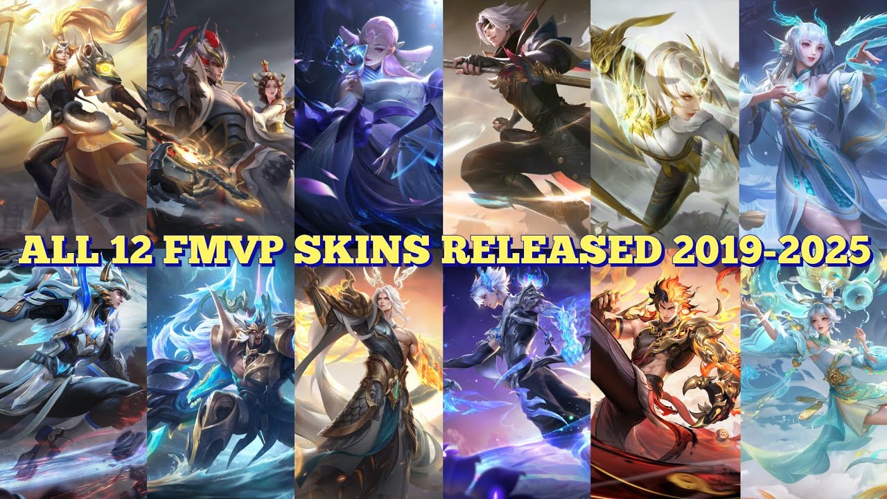 ALL 12 FMVP SKINS RELEASED 2019 2025 | HONOR OF KINGS