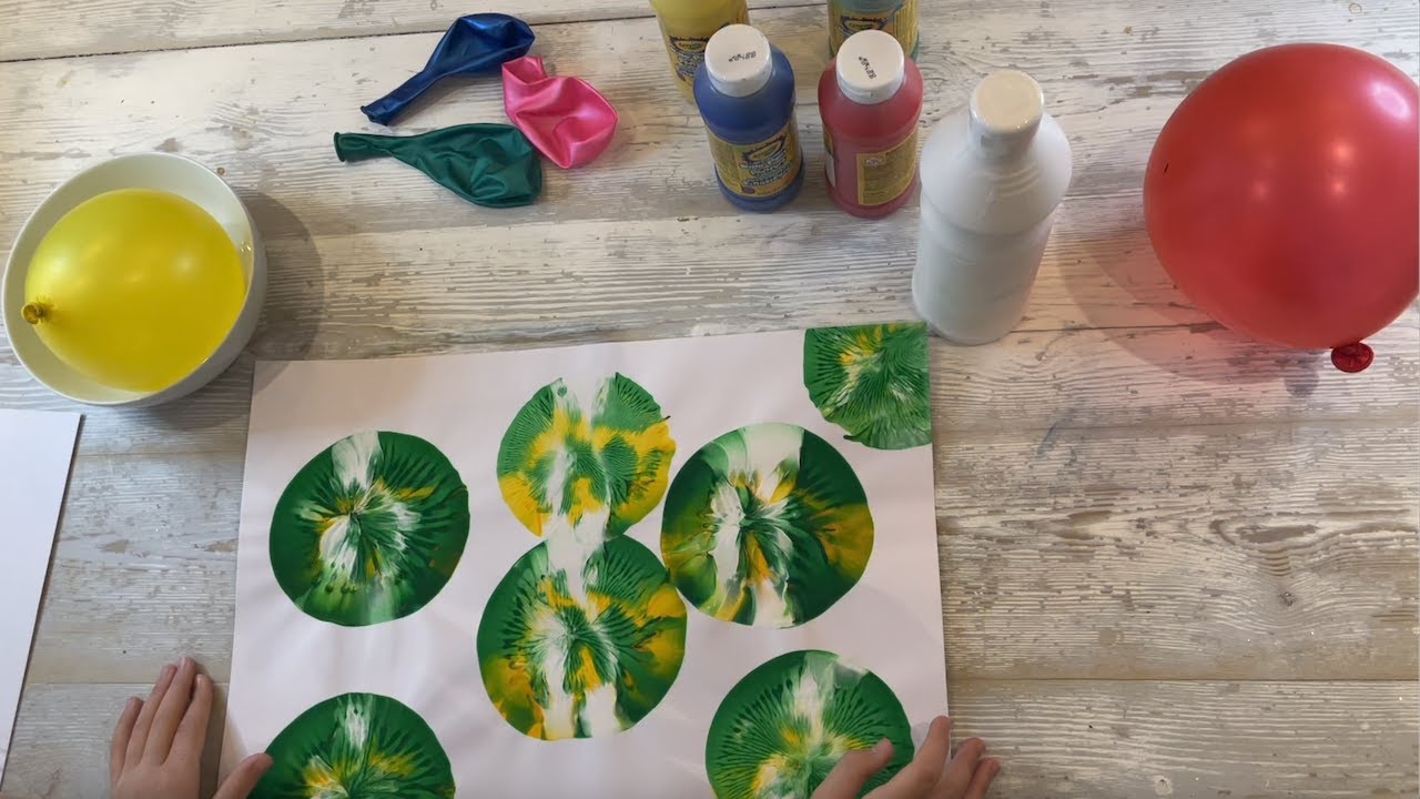 painting with balloons