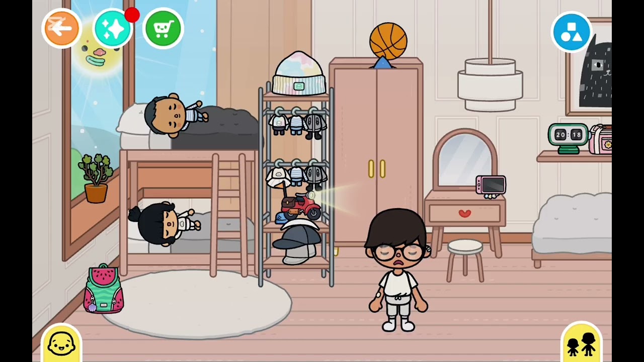 First day at the shop #TOCABOCA#EDIT