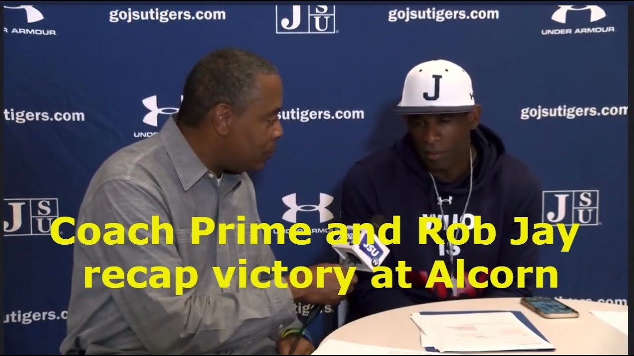 🏈🔵🔴Jackson State Coach Prime and Rob Jay recap victory at Alcorn |🏆Speak on Celebration Bowl 😎🏈