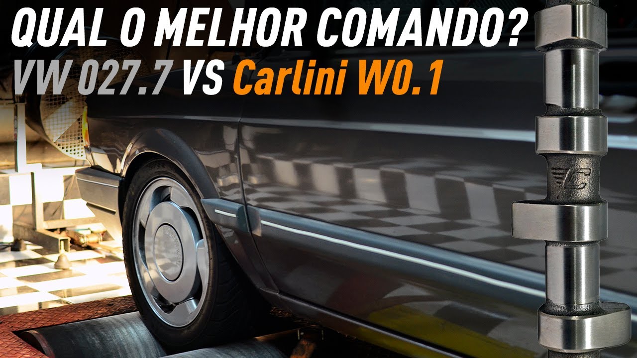 TESTE DE COMANDO MOTOR AP - VW 027.7 VS CARLINI W0.1