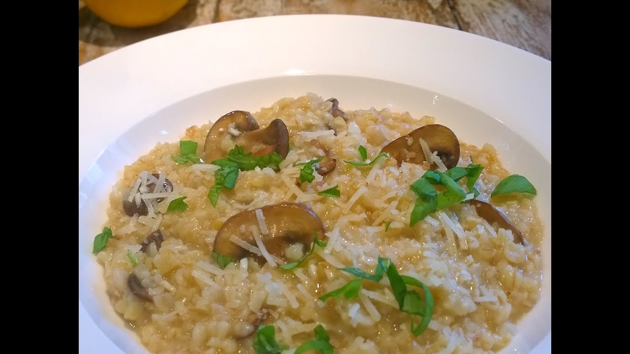 Mushroom Bulgur Risotto