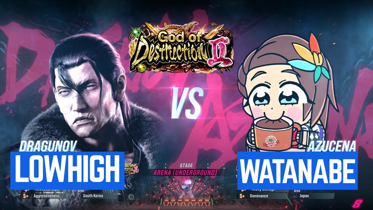 Tekken 8 - Lowhigh (Dragunov) vs Watanabe (Azucena)