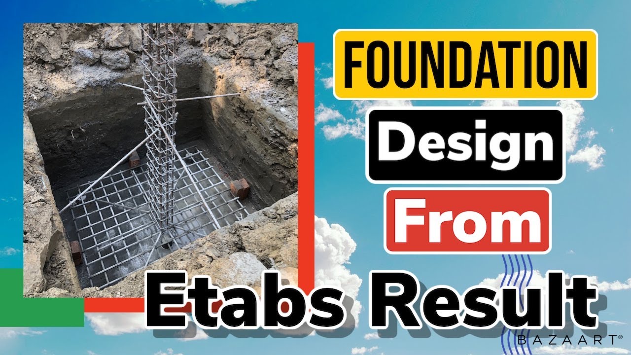 Design of column footing Bangla || Shallow Foundation Design || Etabs Foundation Design Real Project