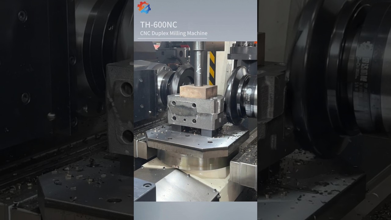 CNC Duplex Milling Machine TH-600NC Machining Ductile Iron #GooDa #cncmilling #moldebase #molds