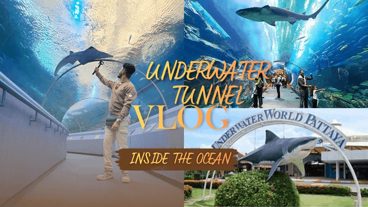 Pattaya Underwater World 🐠 | Thailand Aquarium Vlog in Hindi 🇹🇭 | Hindi Travel Vlog