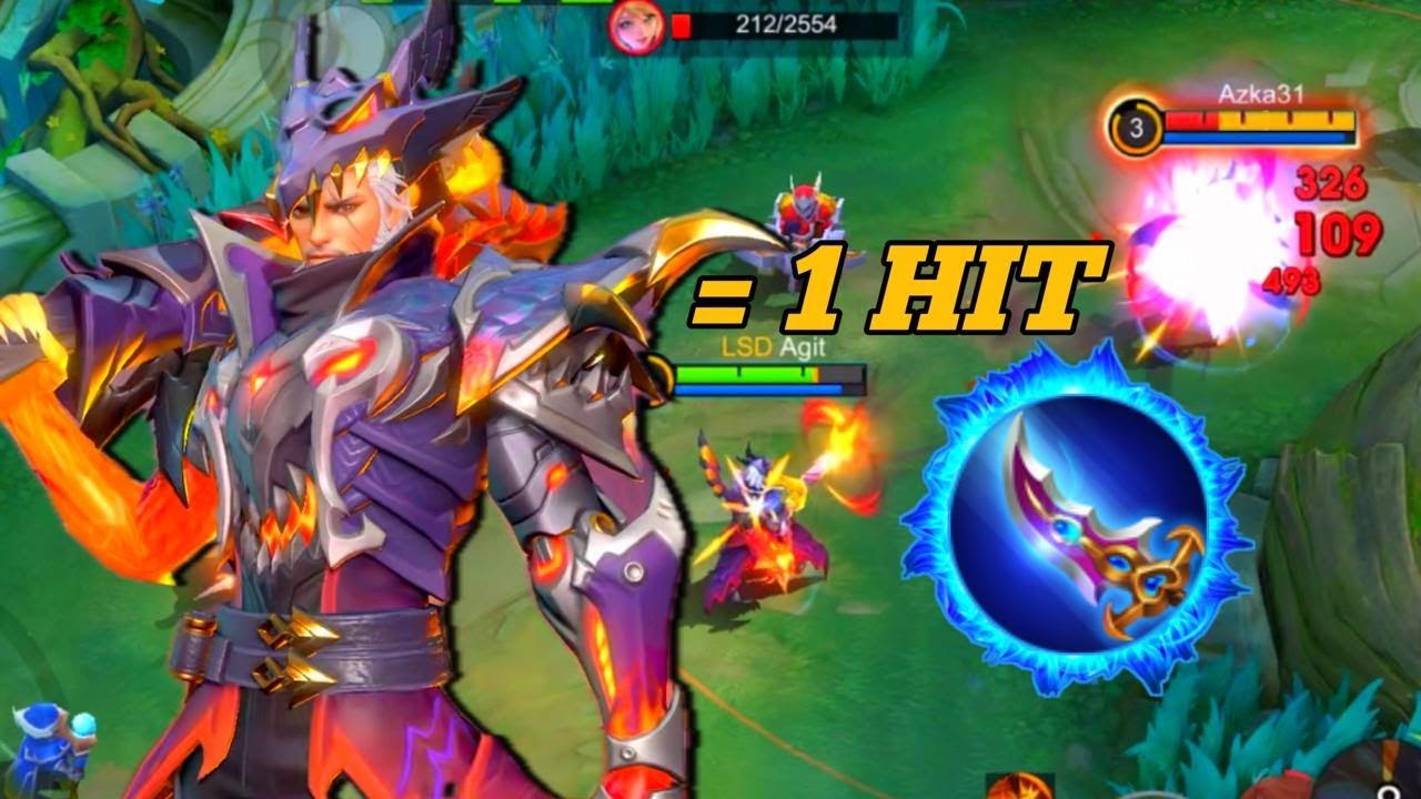 CLINT FIRST ITEM BLADE OF HEPTASEAS 1 HIT CRAZY DAMAGE - Mobile Legends