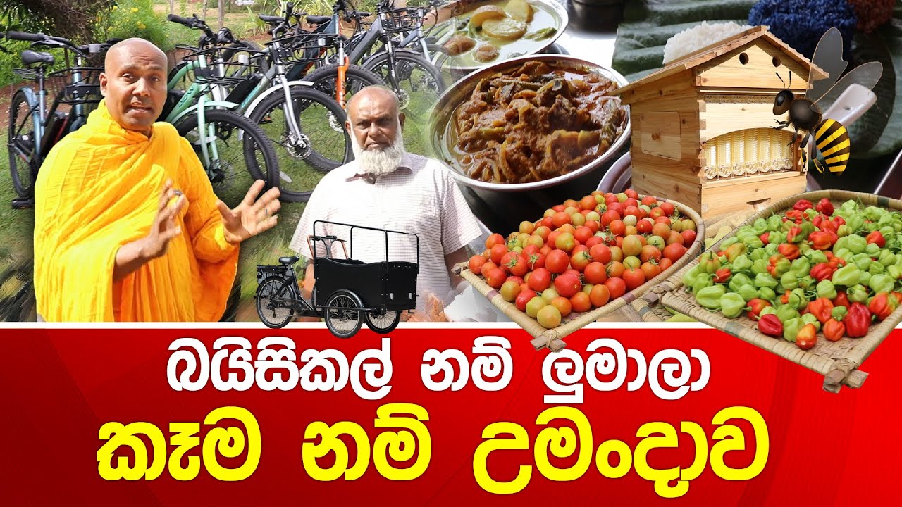 බයිසිකල් නම් ලුමාලා - කෑම නම් උමංදාව #umandawa