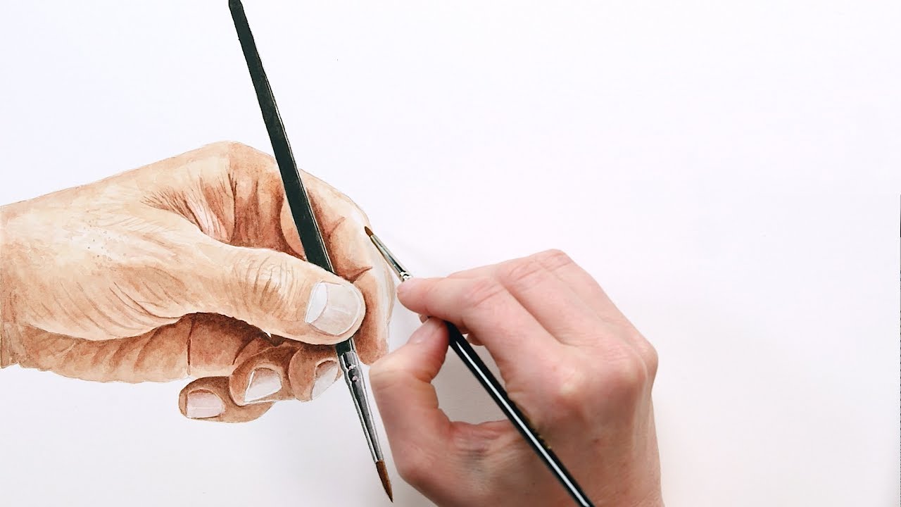 How to paint realistic skin tones in watercolour