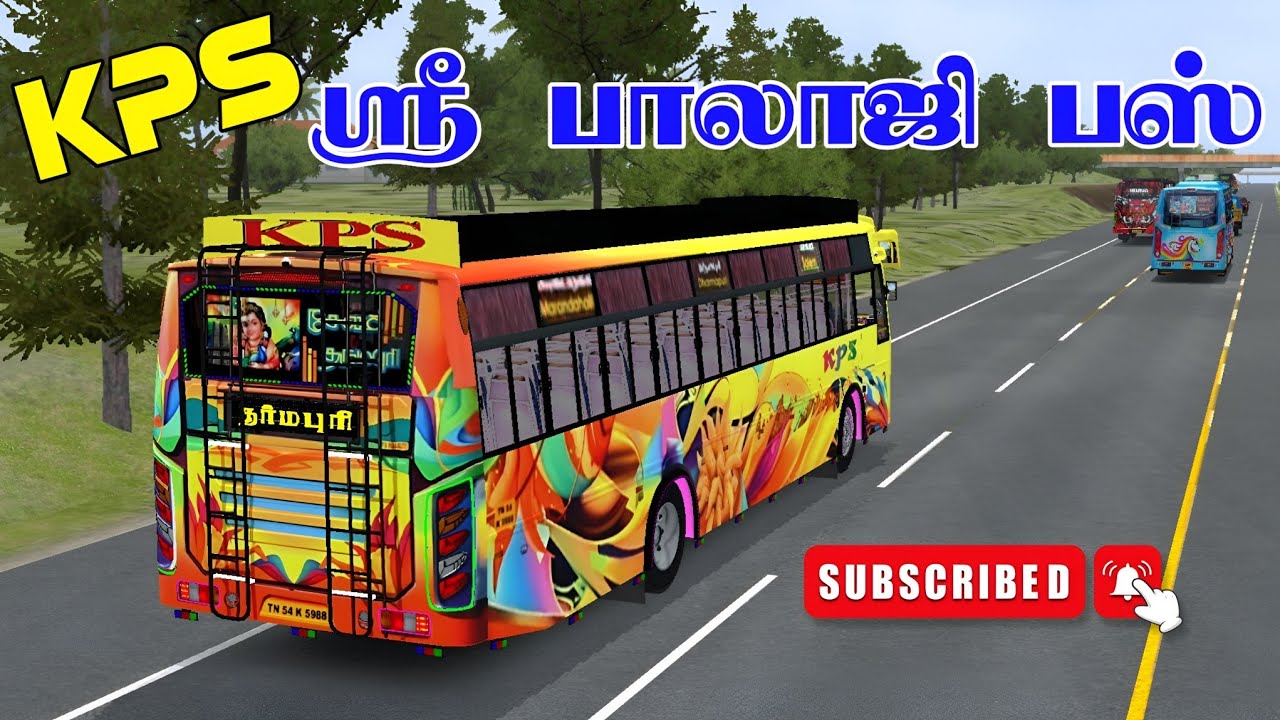 😍❤️KPS SRI BALAJI BUS RE-RELESED BUSSID TAMIL NEW UPDATE DOWNLOAD TN PVT BUS MOD SALEM DHARMAPURI