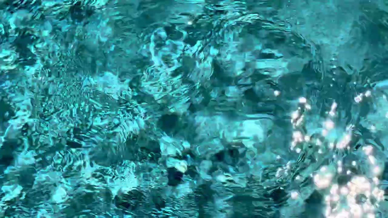 Calm Pool Water | Gentle Ripples & Water Sounds | 1 Hour Ambience