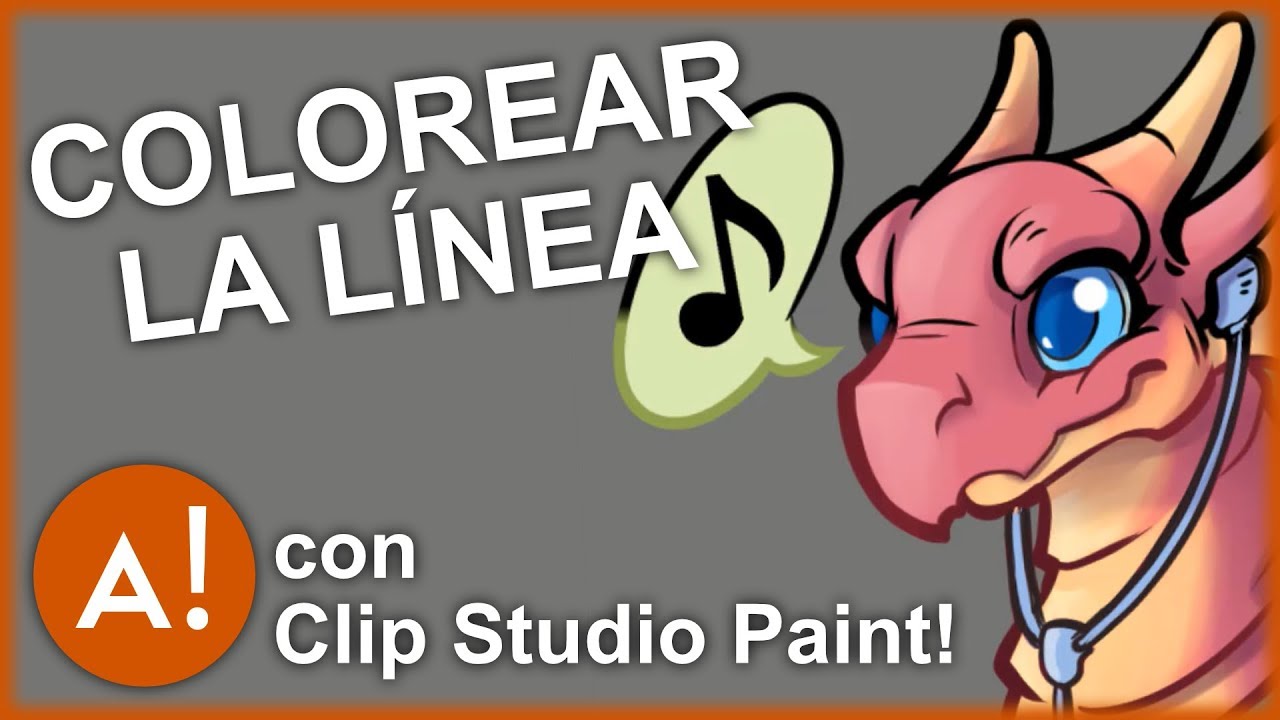 Aprende a colorear la línea de tus dibujos en 3 minutos con Clip Studio Paint | Artístate!