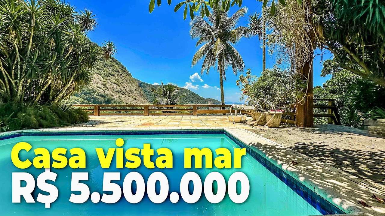 Mansão Capa de Revista com Vista Mar Espetacular e Projeto Zanine Caldas! 🏡🌊
