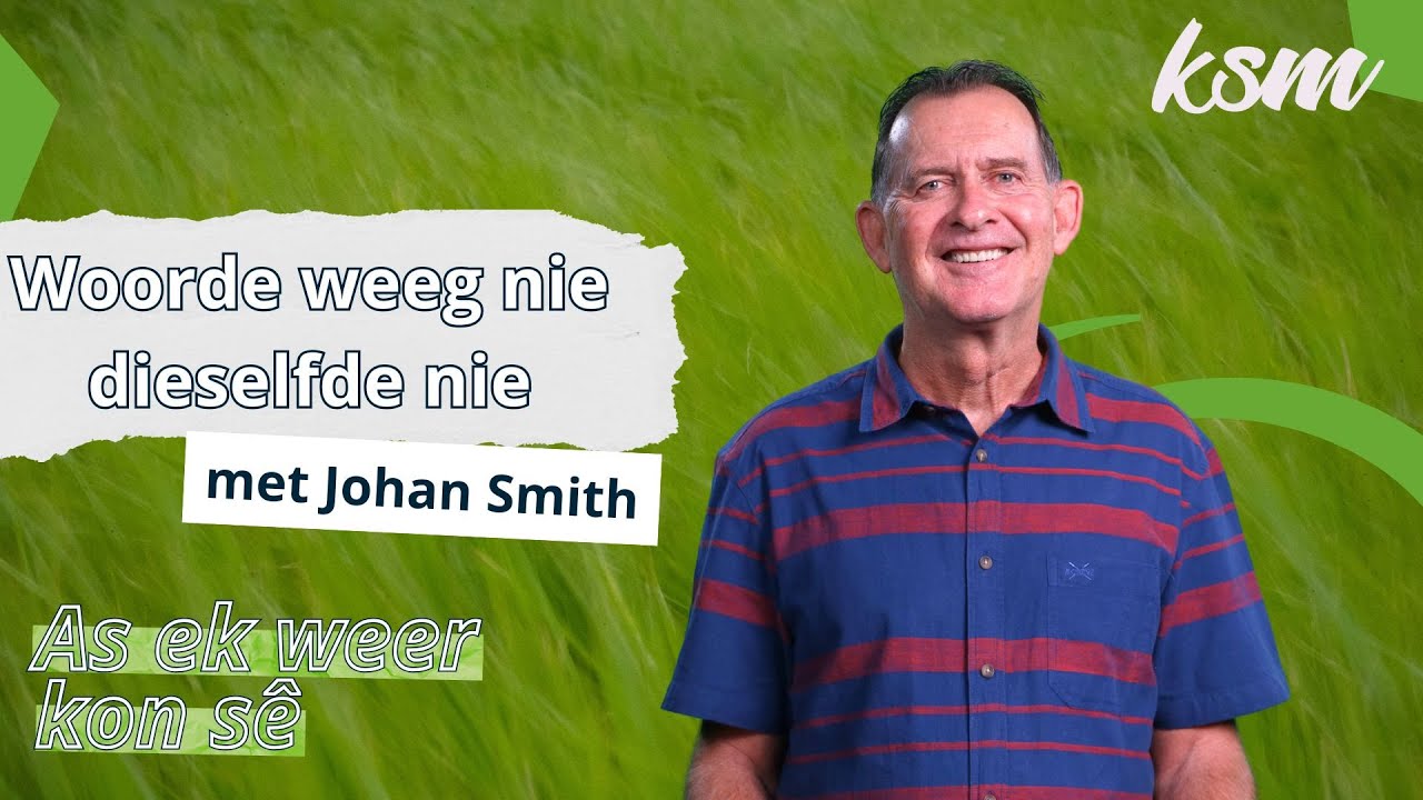 KSM Erediens | 16 Mrt. | Woorde weeg nie dieselfde nie (Johan Smith)