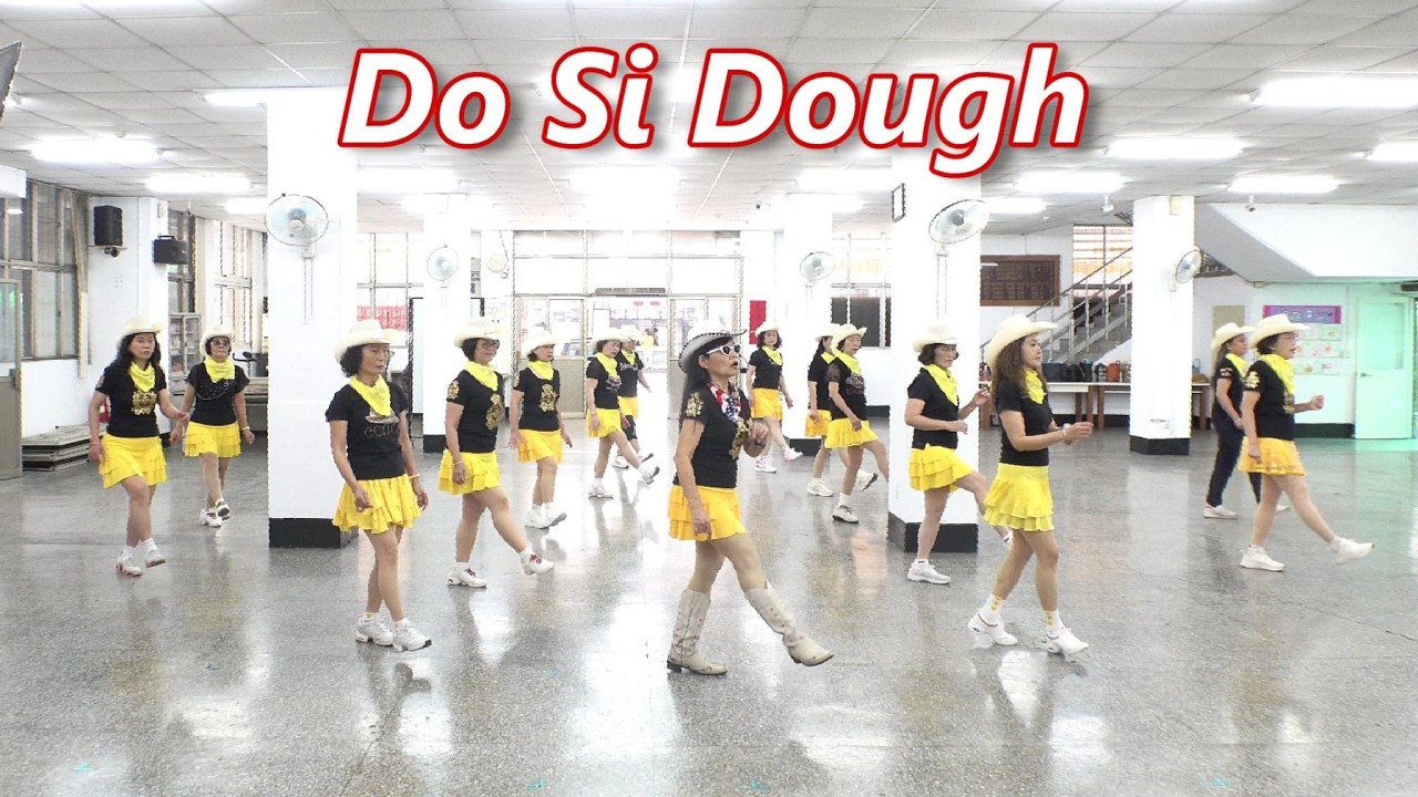Do Si Dough│Line Dance by Maddison Glover & Jo Thompson Szymanski│Demo & Walk Through║共舞旋轉│排舞│含導跳║4K
