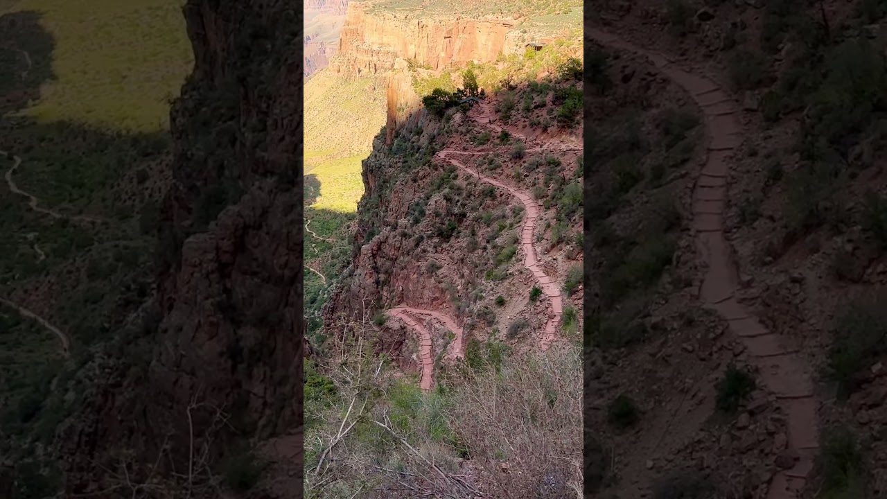 Climbing the Grand Canyon Bright Angel Trail  🌵🪽🇺🇸