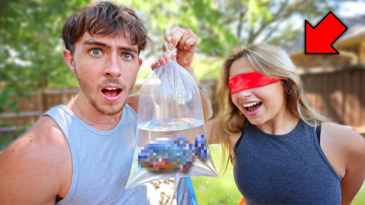 Buying EVERYTHING My GIRLFRIEND Touches Blindfolded! (CHALLENGE)