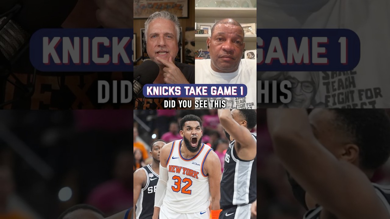Bill and Doc Rivers react to the Knicks' Game 1 win in the NBA Finals over the Spurs