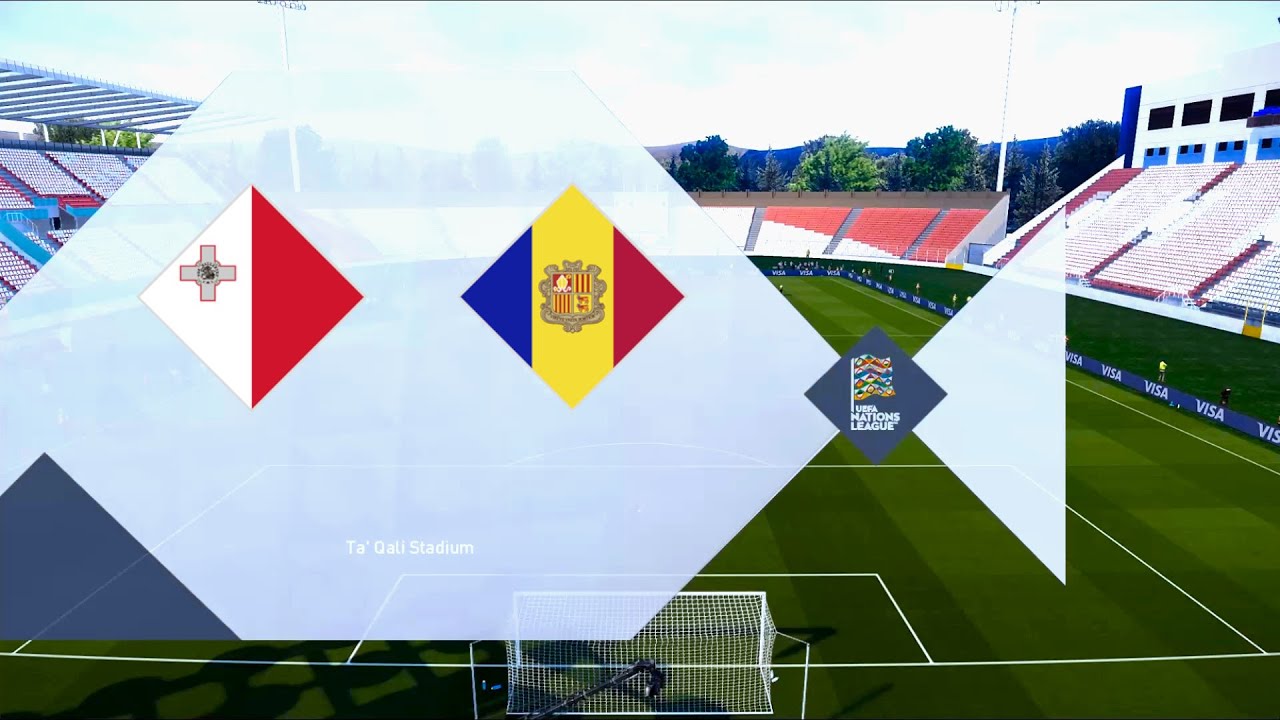 Malta vs Andorra | Ta'Qali Stadium | 2020-21 UEFA Nations League | PES 2021