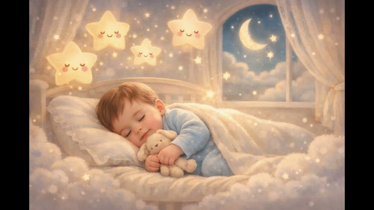 Children’s Lullaby (The Little Stars Hug You) for Sweet Dreams of Our Little Stars ✨ | 1 Hour