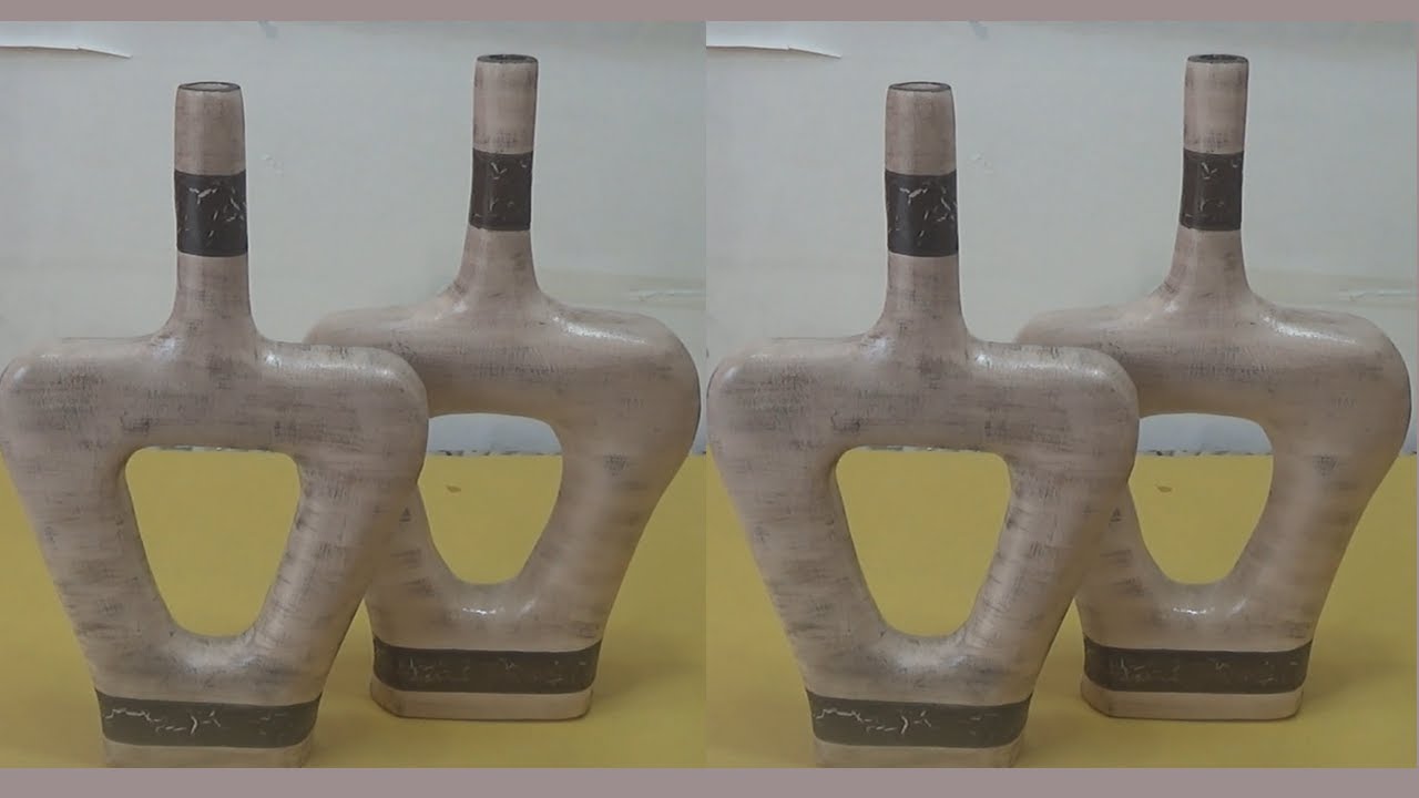 VASO FEITO COM PAPELÃO