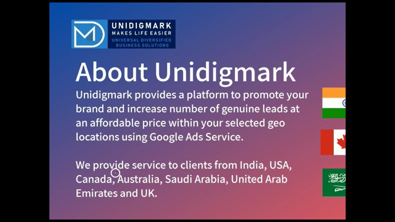Digital Marketing - Universal Diversified Business Solutions