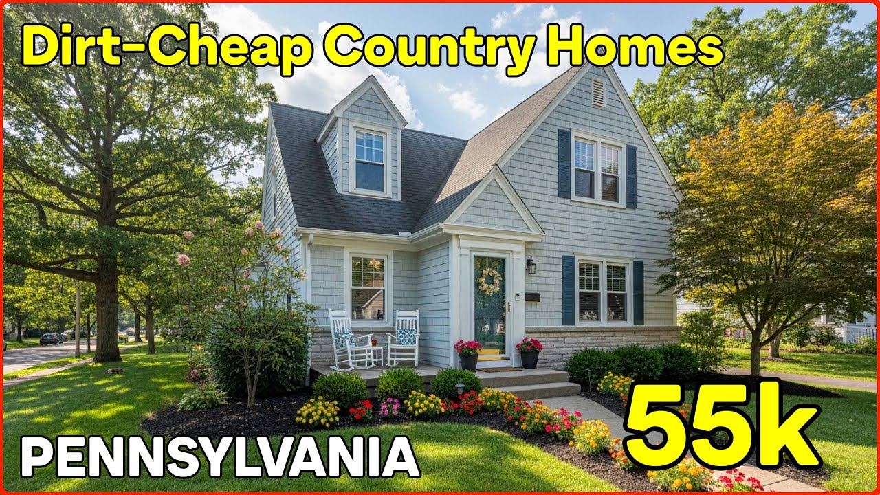 Dirt Cheap Country Homes in Pennsylvania Under $140K – Hidden Real Estate Goldmines!