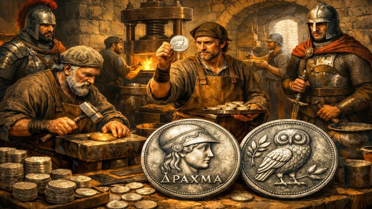 Inside the Drachma Mint: Why Europe Learned to Trust Silver (Full Process)