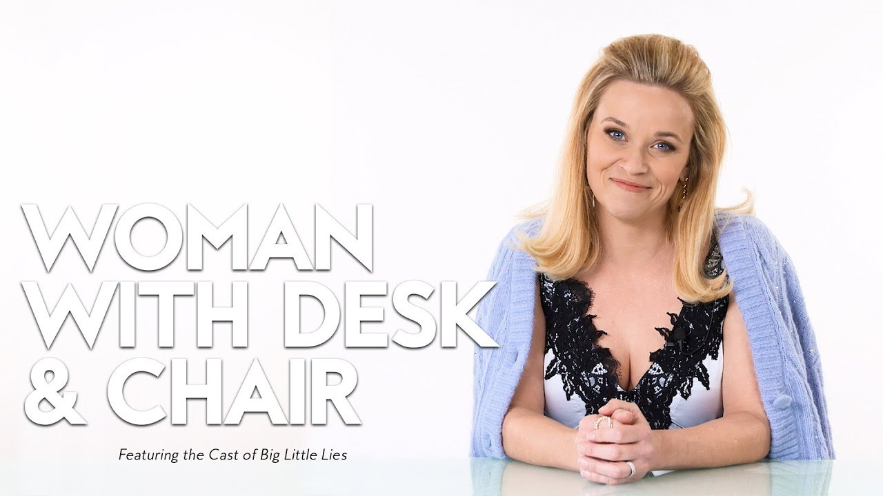 How to Be a Good Friend With the Cast of Big Little Lies | Woman with Desk and Chair | InStyle