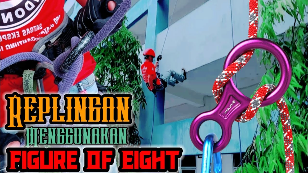 TUTORIAL REPLINGAN MENGGUNAKAN FIGURE OF EIGHT || Teknik Repling Untuk Pemula