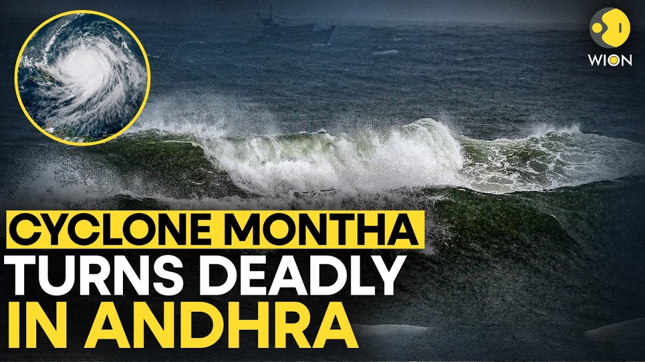 Cyclone Montha LIVE: 32 Flights Cancelled, Air Travel DISRUPTED at Visakhapatnam Airport | WION LIVE