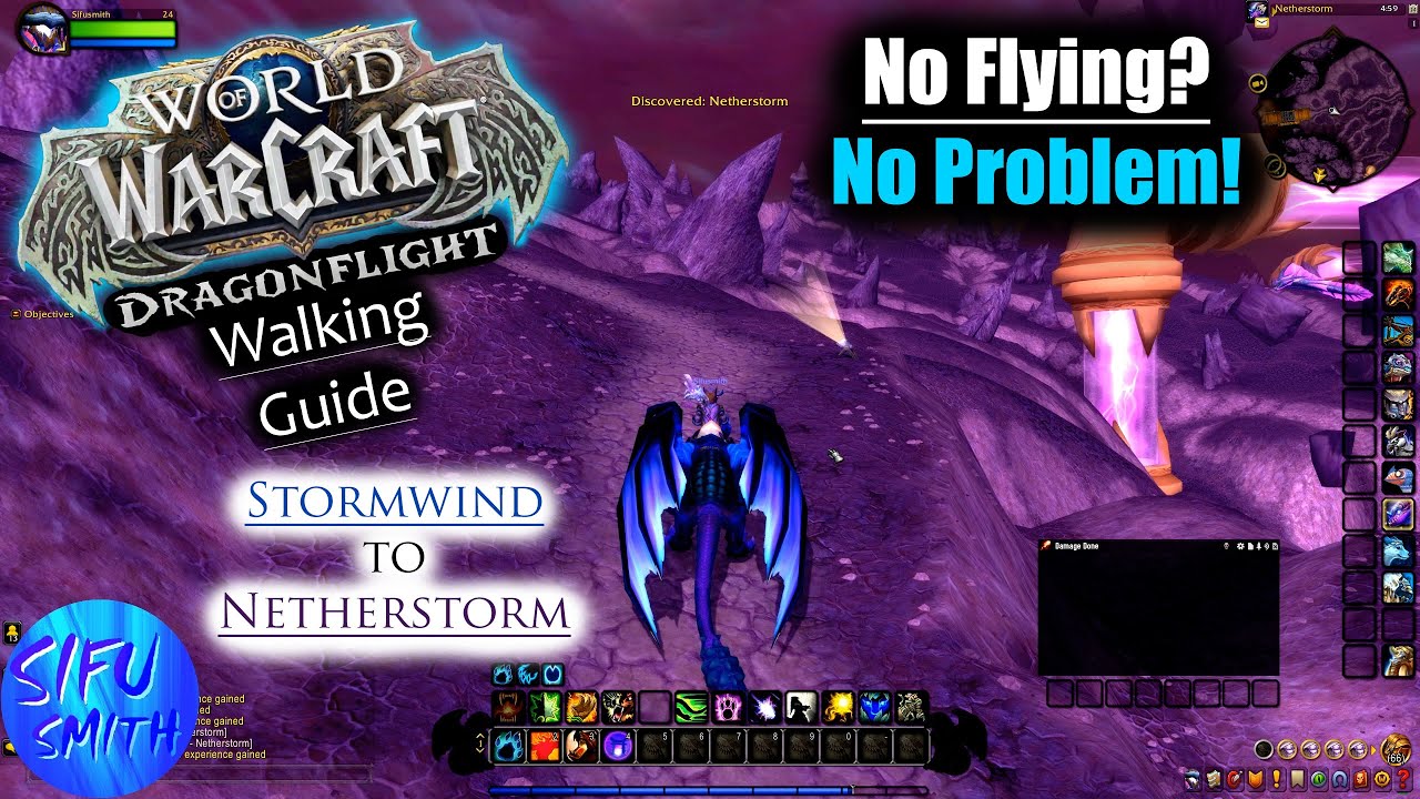 How to Walk from Stormwind to Netherstorm WITHOUT Flying