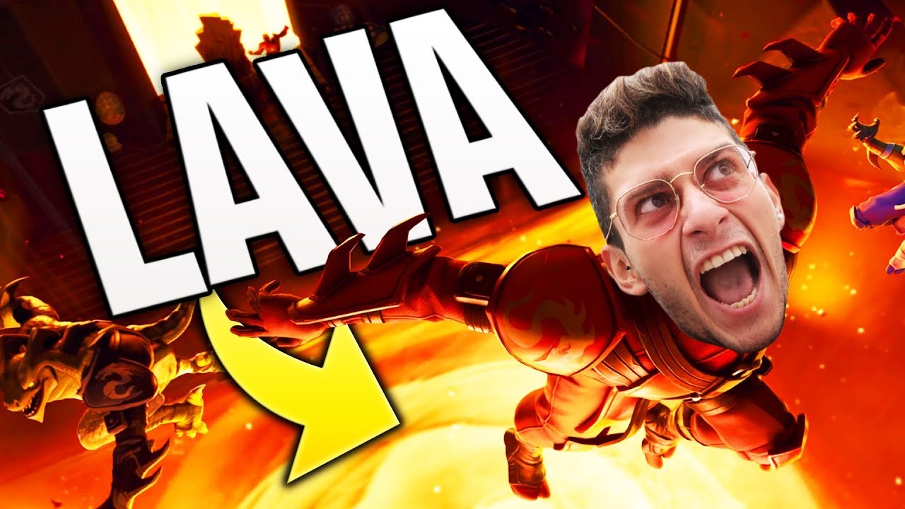 NON CI CREDERETE MA IL MONDO DI FORTNITE È SOMMERSO DI LAVA!!
