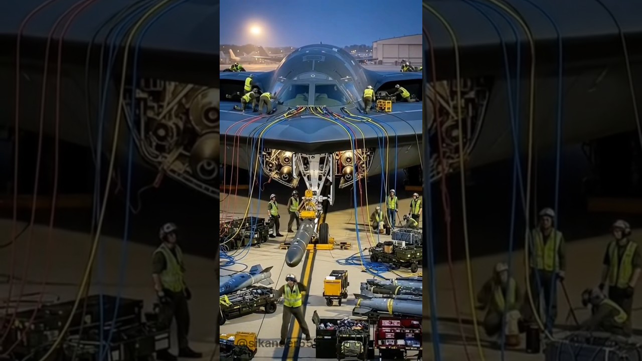 stealth missile installation #shorts #military #usaf #automobile #airforce #trend