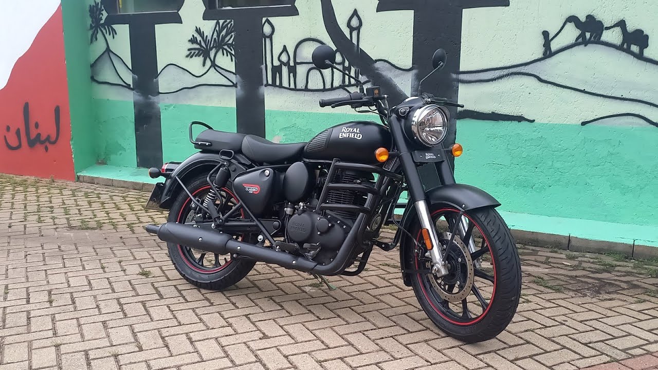 Royal Enfield Clássic 350 Dark Stealth modelo 2023! Super teste!