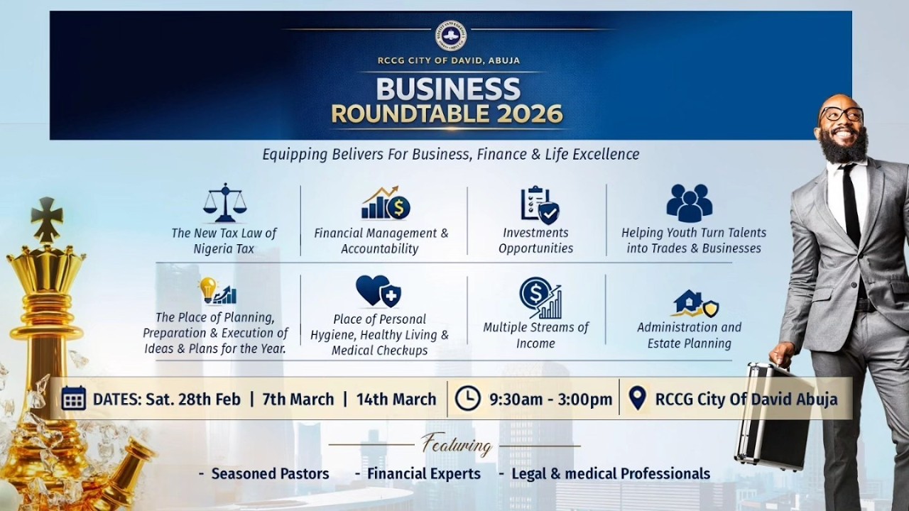 How Artificial Intelligence Is Reshaping Careers & Business | RCCG Business Round Table 2026