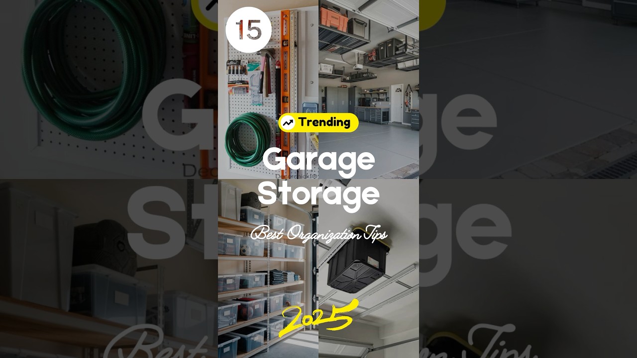 15 Best Garage Storage Ideas | DIY Organization & Space-Saving Hacks for 2025!