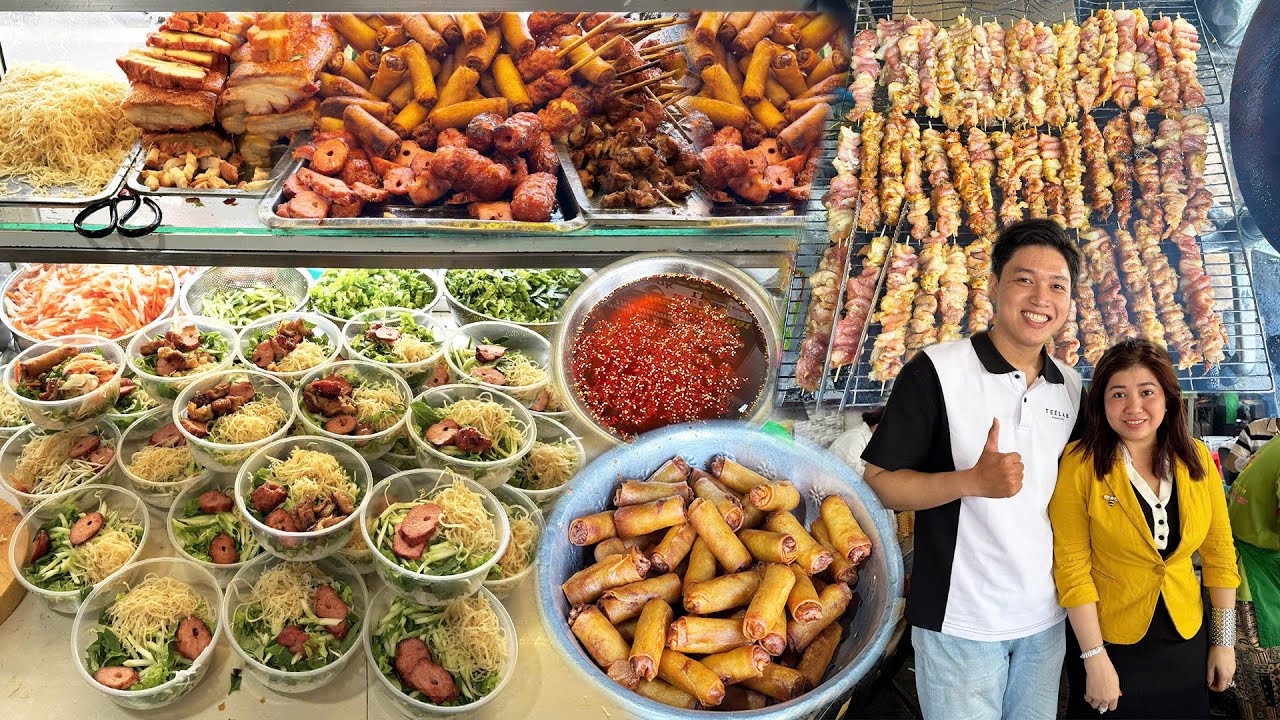 Ngày bán 500 tô Bún Thịt Nướng 25k mà tô bự chà bá ngon rẻ bất ngờ, tóp mỡ ăn miễn phí thả ga