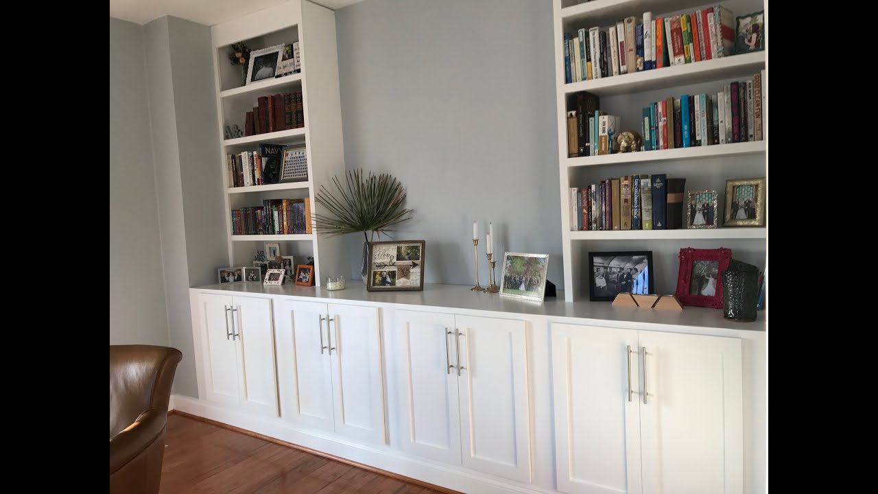 Custom Built-ins Part 2: Bookshelves (Diresta inspired)