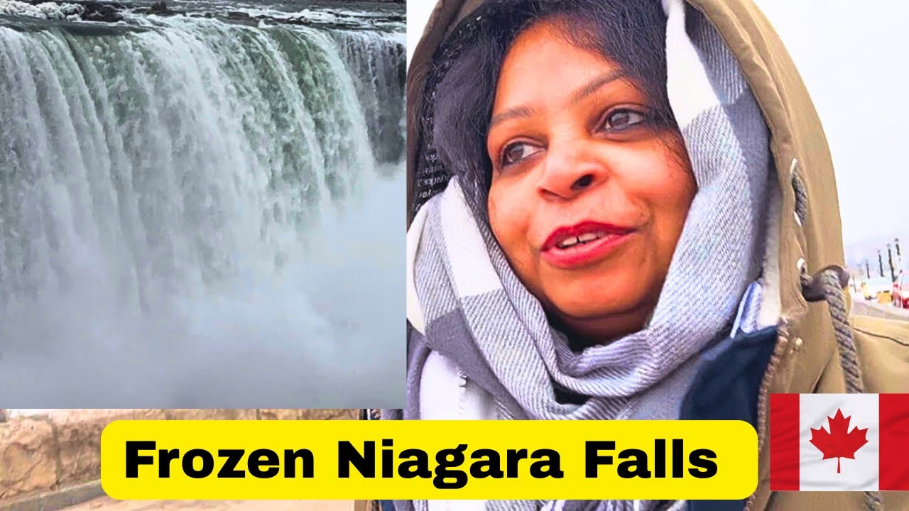 Niagara Was Beautifully  Frozen At -20 degrees| Must Visit Place During Winter @niagarafallsontario 