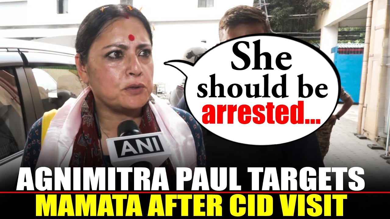 She should be arrested&hellip;&rsquo; Agnimitra Paul Targets Mamata After CID Visit her Residence | TMC | BJP