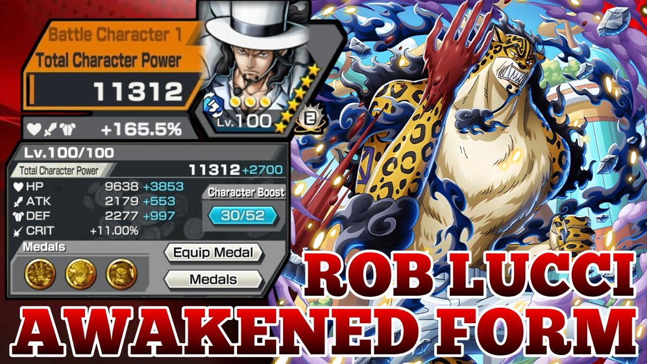 ROB LUCCI GAMEPLAY | ONE PIECE BOUNTY RUSH | OPBR