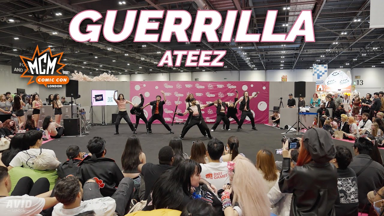 ATEEZ (에이티즈) - GUERRILLA | London Comic Con Performance by AVID LONDON (221029)