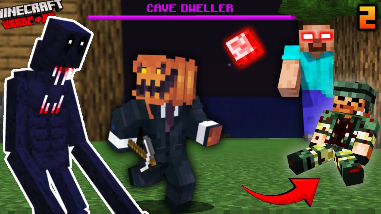 HEROBRINE STARTED ATTACKING in my MINECRAFT World