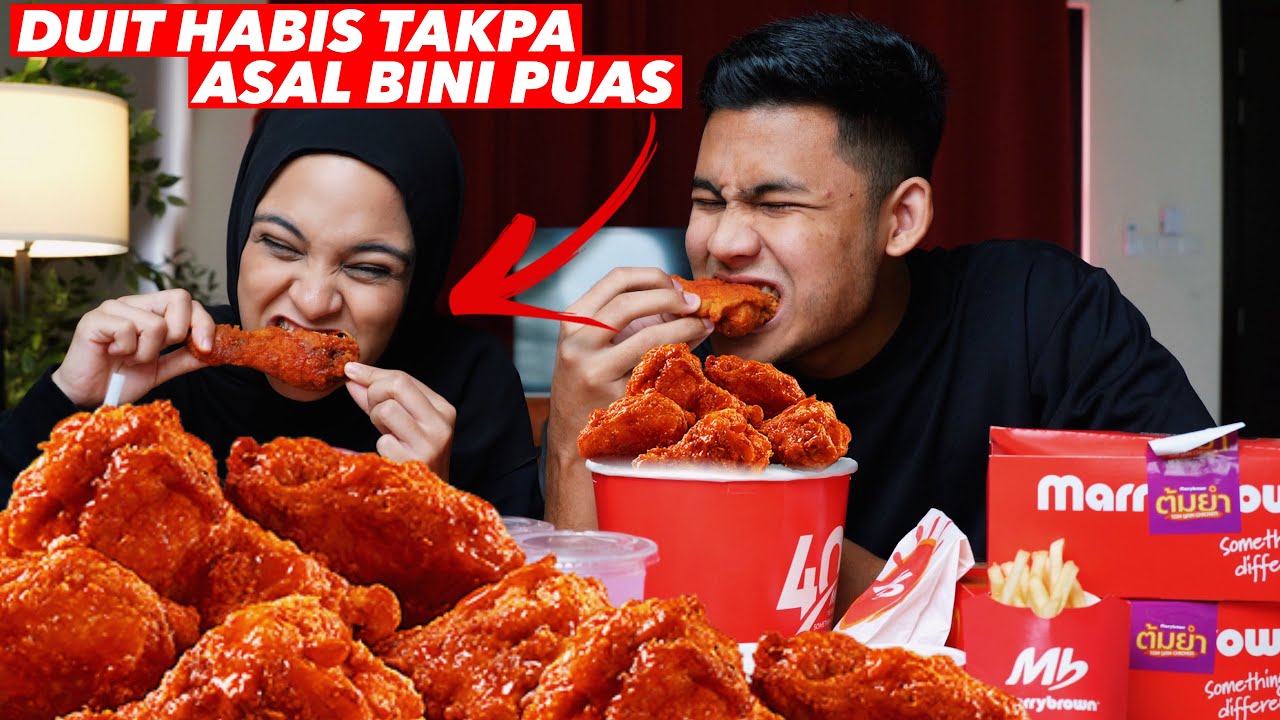 Isteri MENGIDAM...jadi aku belikan SEMUA menu BARU Marrybrown!