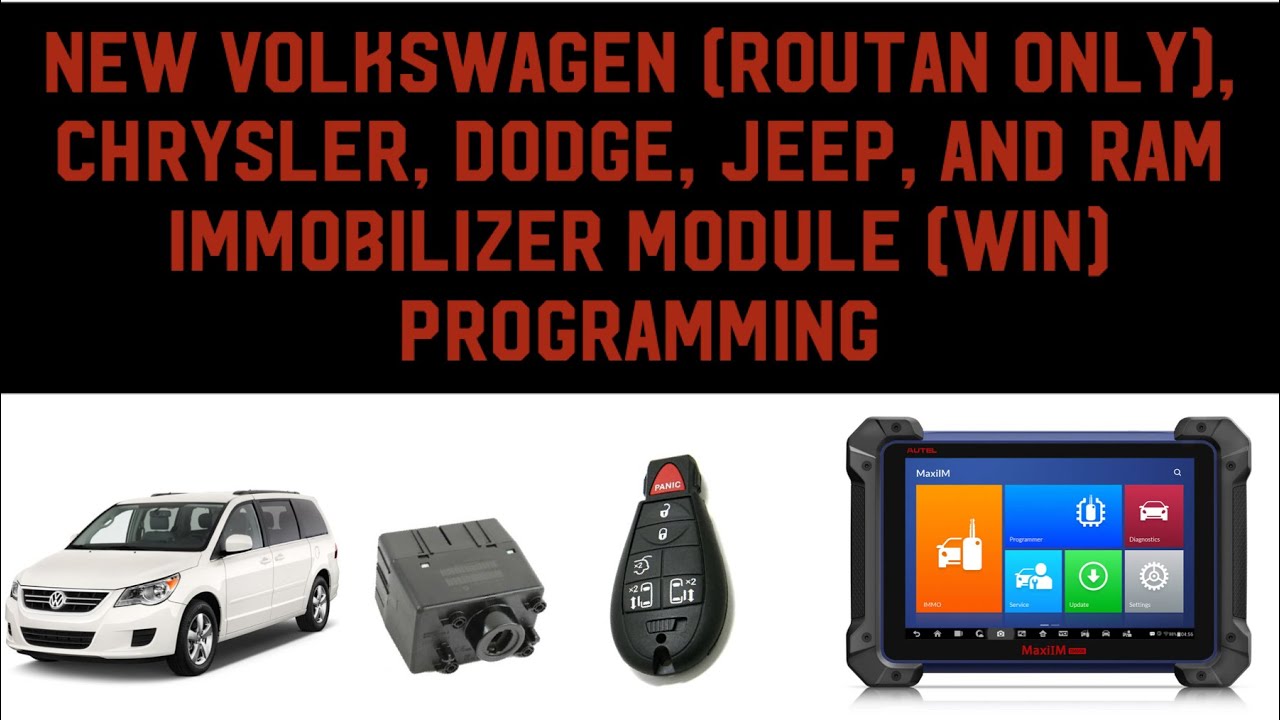 Программирование беспроводного модуля зажигания для Chrysler, Dodge, Jeep, Ram, VW, Routan, нового или бывшего в употреблении